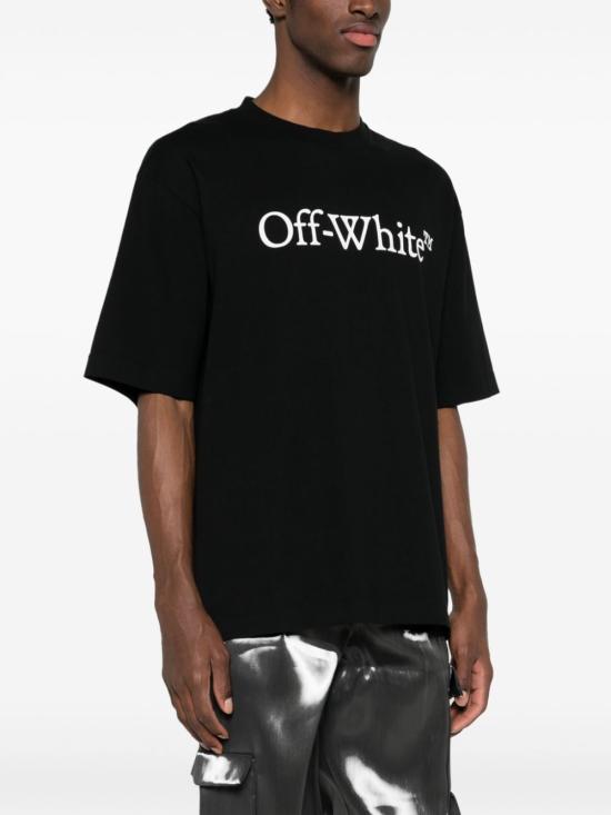 26SS 오프화이트 반팔 티셔츠 OMAA120C99JER008 1001 BLACK - OFF WHITE