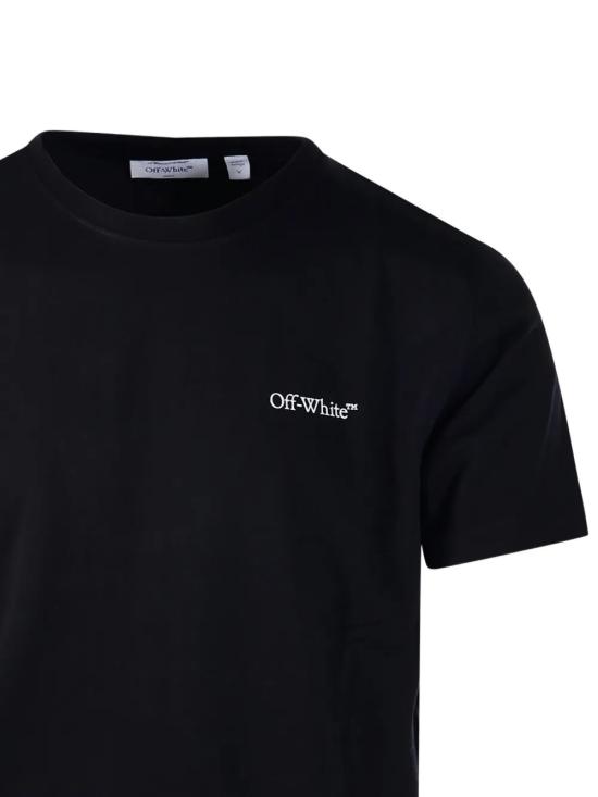 26SS 오프화이트 반팔 티셔츠 OMAA027S26JER001 0001 BLACK - OFF WHITE
