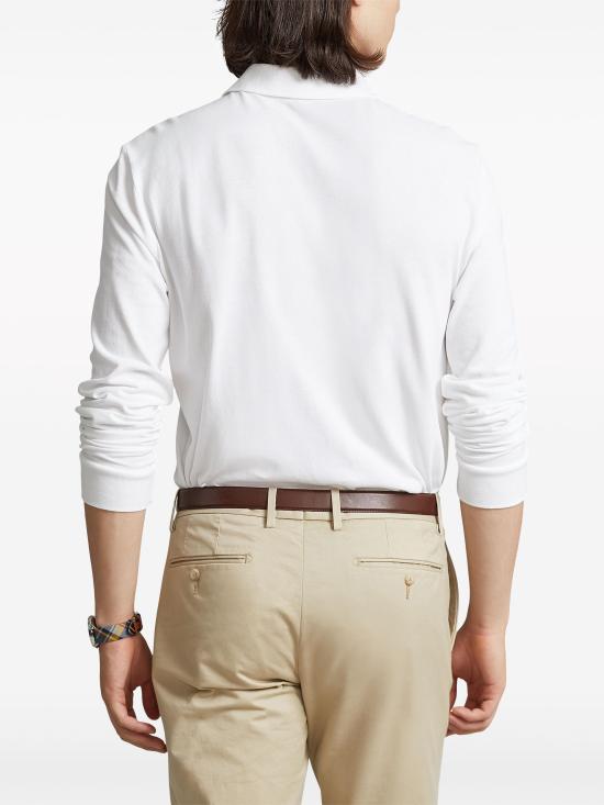 26FW 폴로 랄프로렌 클래식 핏 코튼 폴로 셔츠 710680790 001 WHITE - POLO RALPH LAUREN