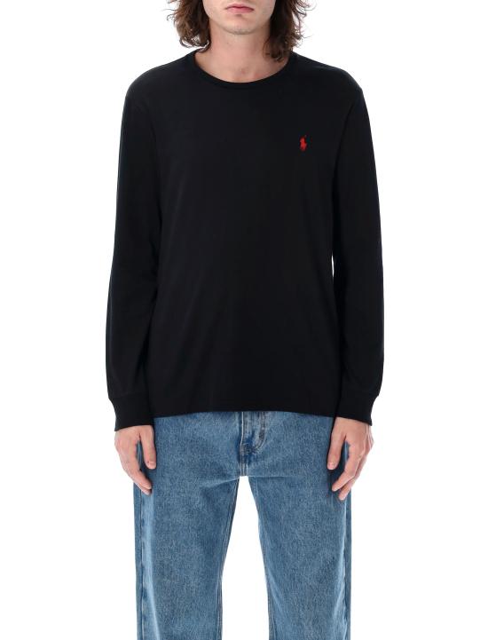 26FW 폴로 랄프로렌 긴팔 티셔츠 710671468 001 BLACK