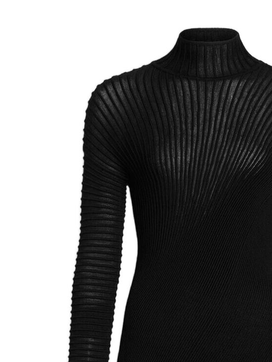 26SS 알라이아 미디 원피스 AA9R2834K142C 995 NOIR ALAIA - ALAIA