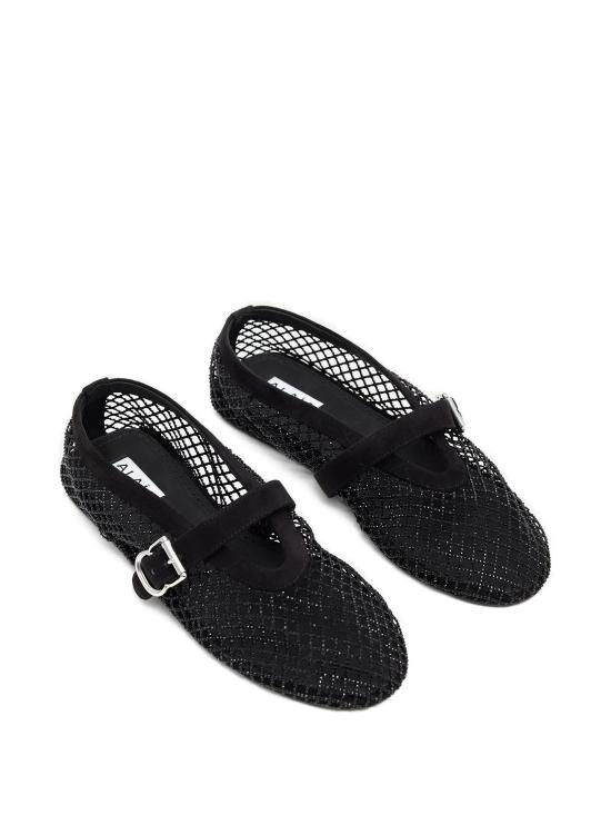 26SS 알라이아 플랫 슈즈 AA3A029A023 999 NOIR - ALAIA
