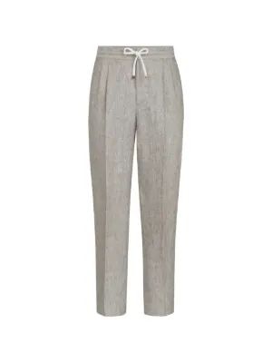 26SS 브루넬로 쿠치넬리 스트레이트 팬츠 MP548E1710 C049 - BRUNELLO CUCINELLI