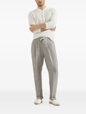 26SS 브루넬로 쿠치넬리 스트레이트 팬츠 MP548E1710 C049 - BRUNELLO CUCINELLI