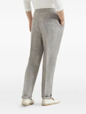 26SS 브루넬로 쿠치넬리 스트레이트 팬츠 MP548E1710 C049 - BRUNELLO CUCINELLI