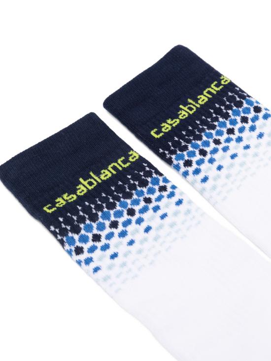 26SS 카사블랑카 양말 ASS26ACC01003 WHITEBLUE WHITE BLUE - CASABLANCA