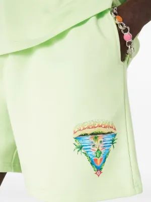 26SS 카사블랑카 스트레이트 팬츠 MSP26JTR00309 GREEN - CASABLANCA