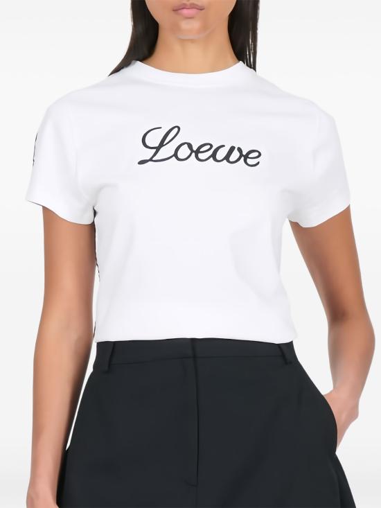 26SS 로에베 반팔 티셔츠 S359Y22XAC WHITE 2100 - LOEWE