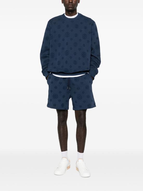 26SS 카사블랑카 스웨터 MSP26JTP29302 NAVY LOOPBACK - CASABLANCA