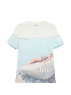 26SS 끌로에 반팔 티셔츠 CH26UJH11288 107 ICONIC MILK - CHLOE