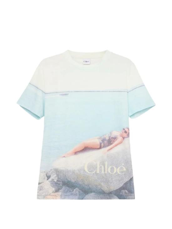 26SS 끌로에 반팔 티셔츠 CH26UJH11288 107 ICONIC MILK