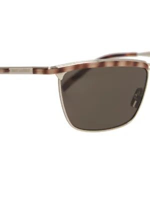 25FW 생로랑 선글라스 843043Y9969 8003 GOLD GOLD BLUE - SAINT LAURENT