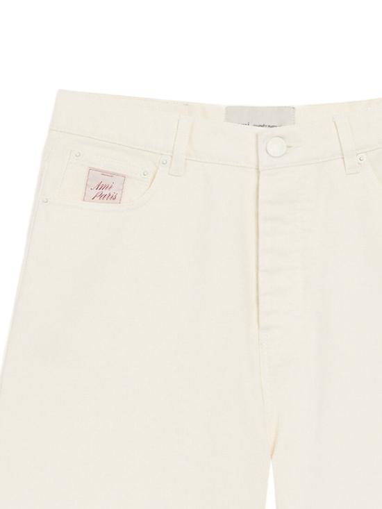 26SS 아미 스트레이트 팬츠 HSO836DE0126 136 BLANCCREME - AMI