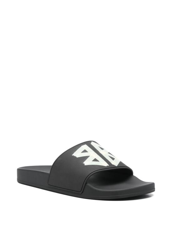 26SS 발렌시아가 풀 슬라이드 샌들 689031W1SA2 1090 BLACKYELOW - BALENCIAGA