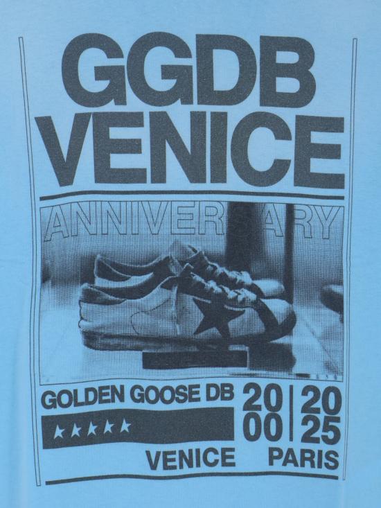 26SS 골든구스 반팔 티셔츠 GMP01220P002368 50977 CRYSTALSEA - GOLDEN GOOSE