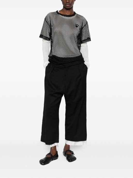 26SS 꼼데가르송 반팔 티셔츠 AXT352051 BLACK - COMME DES GARCONS