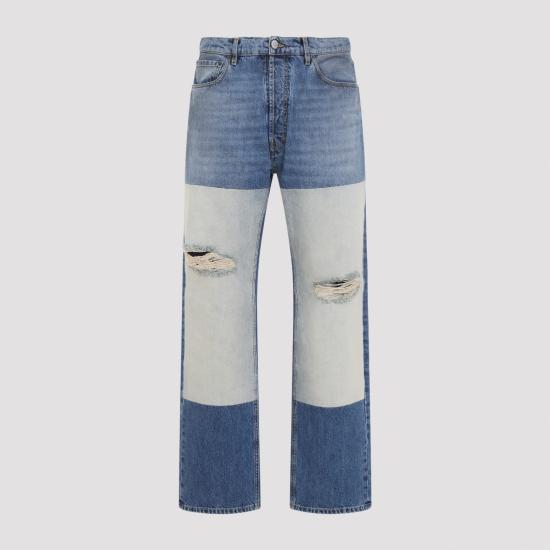 26SS 마르지엘라 스트레이트 팬츠 S67LA0047M30066 961 BLUE - MAISON MARGIELA