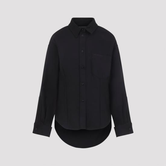 26SS 발렌시아가 셔츠 872318TUP18 1000 BLACK - BALENCIAGA