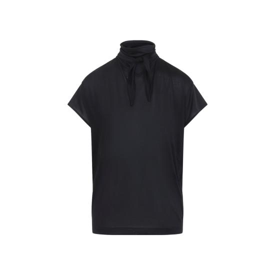 26SS 르메르 반팔 풀라드 탑 TS0020LJ1049 BR498 BLACK