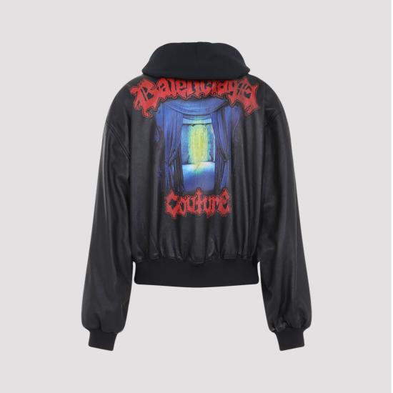 26SS 발렌시아가 자켓 869697TUS06 1000 BLACK - BALENCIAGA