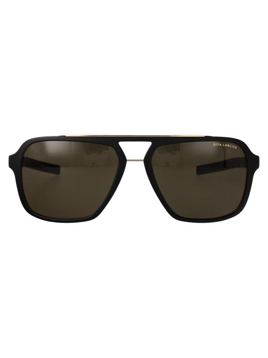 26SS 디타 선글라스 DLS415A01 01 MATTE BLACK GOLD SAND