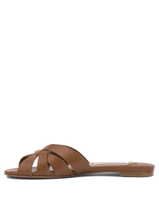 26SS 아쿠아주라 샌들 CPAFLAS0CFITOB BROWN - AQUAZZURA