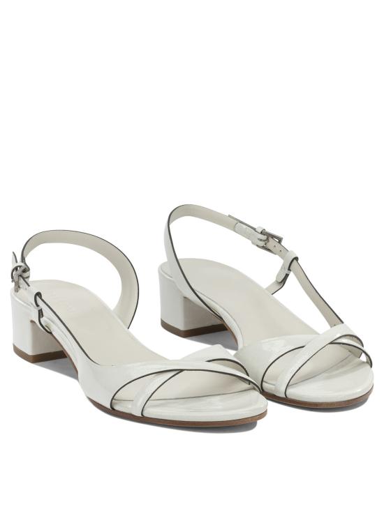 26SS 델 칼로 샌들 12111ANNVETROBIANCO WHITE - DEL CARLO