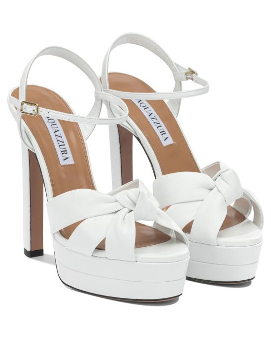 26SS 아쿠아주라 샌들 NINHIGB0NAPOPW WHITE - AQUAZZURA