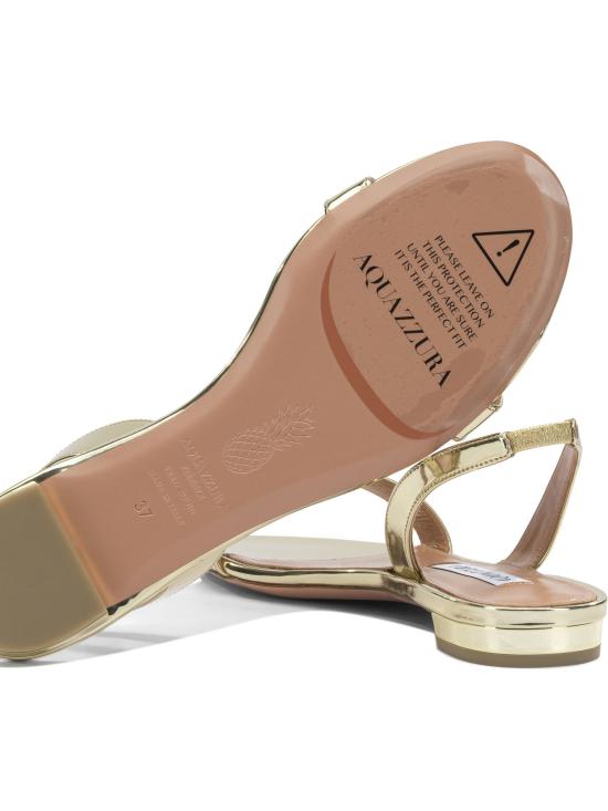 26SS 아쿠아주라 샌들 SNUFLAS0SSYSOG GOLD - AQUAZZURA
