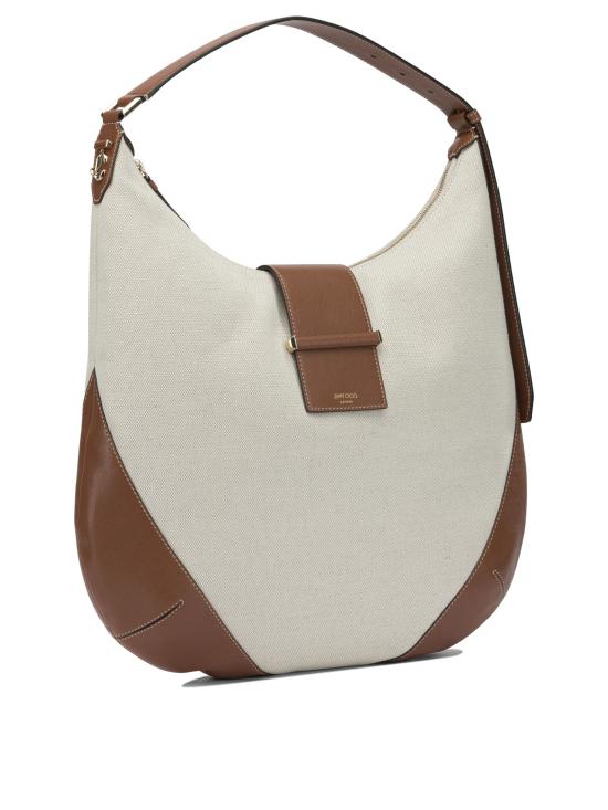 26FW 지미추 숄더백 BARHOBOMBVNNATURALTANSHINYGOLD BEIGE - JIMMY CHOO