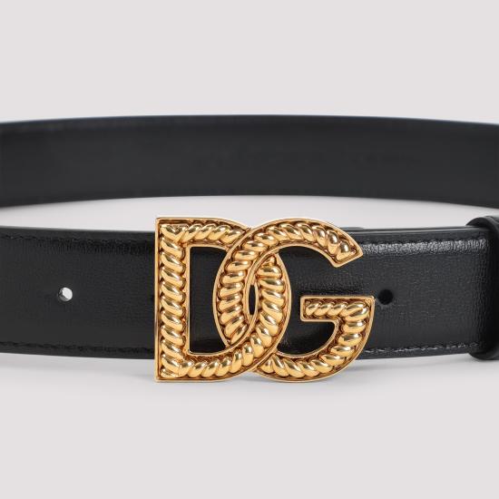 26SS 돌체앤가바나 레귤러 벨트 BE1663AV956 80999 BLACK - DOLCE & GABBANA