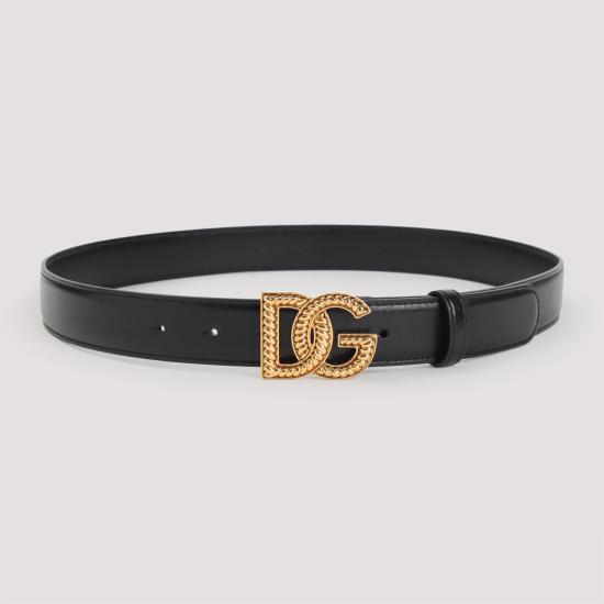 26SS 돌체앤가바나 레귤러 벨트 BE1663AV956 80999 BLACK - DOLCE & GABBANA