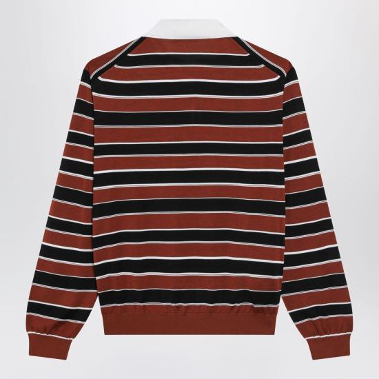 26FW 프라다 폴로 티셔츠 P24D3SOOO193S F0Y53 BROWN - PRADA