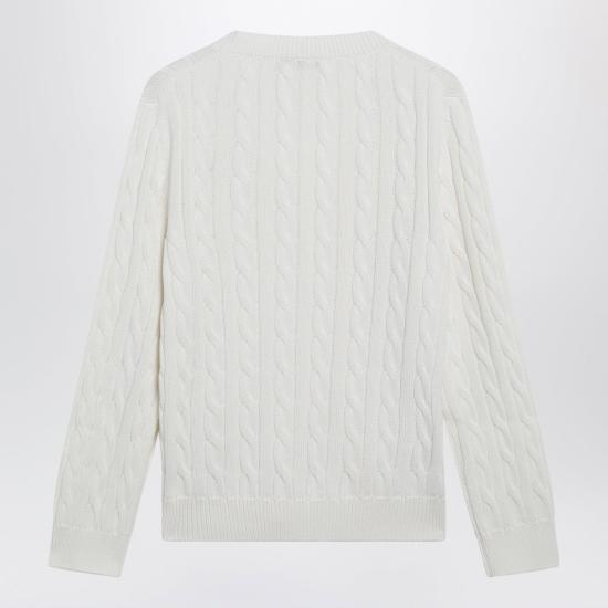 26FW 프라다 스웨터 P24D3MOOO19VL F0009 WHITE - PRADA