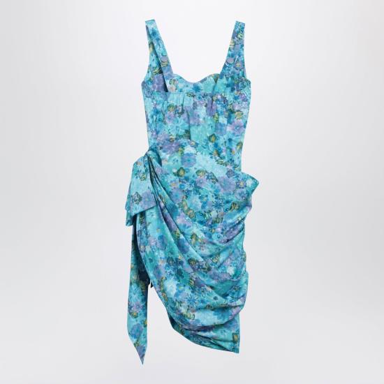 26SS 끌로에 미디 원피스 CH26URO88380 4ZA MULTICOLOR - CHLOE