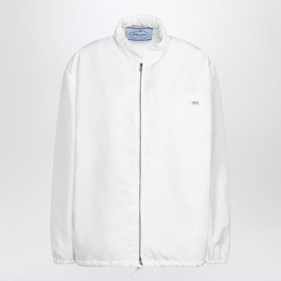 26FW 프라다 봄버 자켓 292384OOO1WQ9 F0009 WHITE