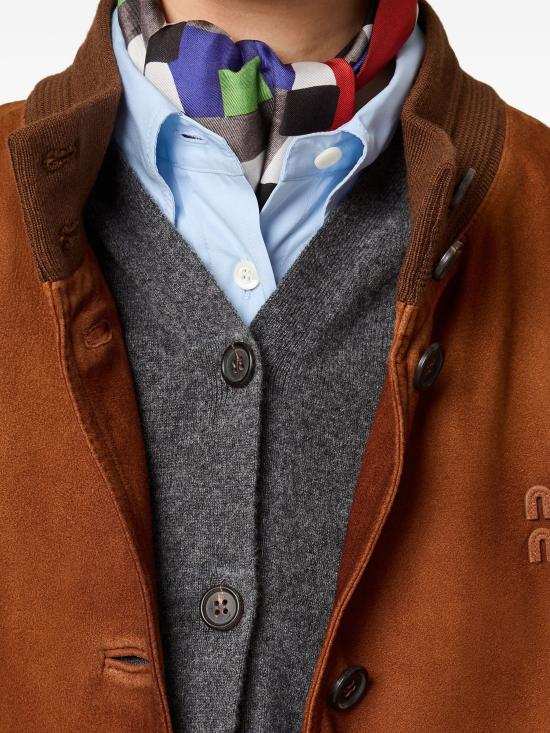 26SS 미우미우 자켓 MPW012OOO19ML F0042 BROWN - MIU MIU