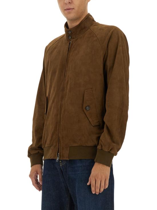 26SS 바라쿠타 G9 레귤러핏 스웨이드 자켓 BRCPS0939UT2623 699 GREEN - BARACUTA