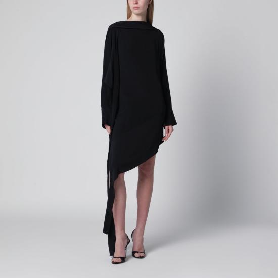 26SS 프란체스코 무라노 미디 원피스 DR562T03 999 BLACK