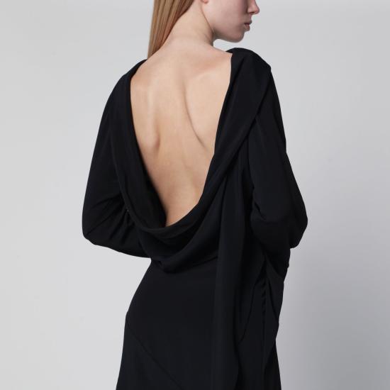 26SS 프란체스코 무라노 미디 원피스 DR562T03 999 BLACK - FRANCESCO MURANO
