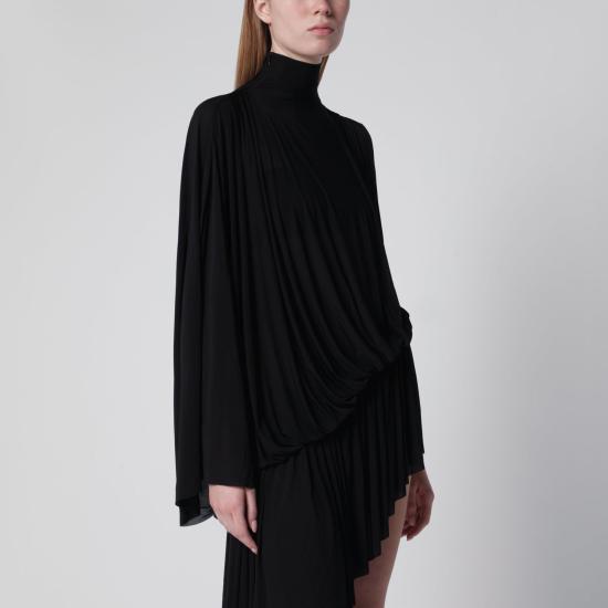 26SS 프란체스코 무라노 미디 원피스 DR560T06 999 BLACK - FRANCESCO MURANO