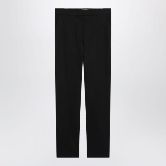 26SS 막스마라 스튜디오 스트레이트 팬츠 MSTCARPACO 006 BLACK