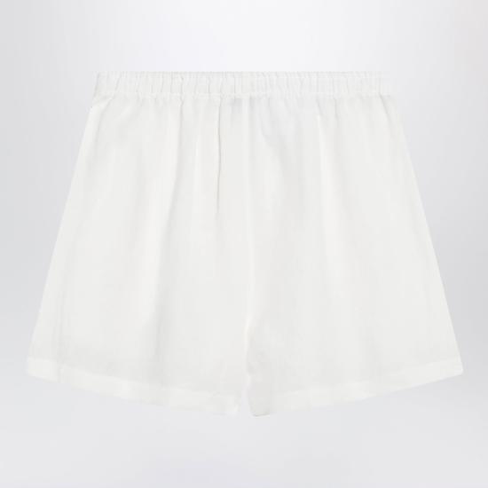 26FW 프라다 숏팬츠 P248KROOO122G F0009 WHITE - PRADA
