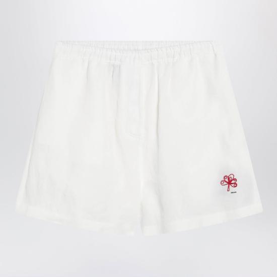 26FW 프라다 숏팬츠 P248KROOO122G F0009 WHITE