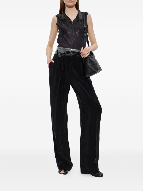 26SS 마르지엘라 스트레이트 팬츠 S29KA0401M35901 900 BLACK - MAISON MARGIELA