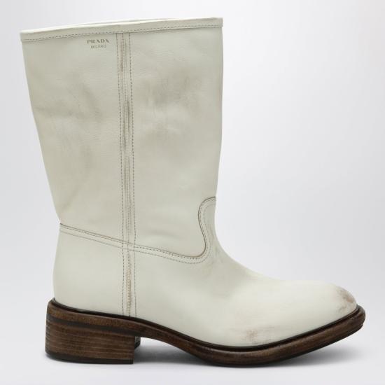26FW 프라다 부츠 1U509O045V69 F0K74 WHITE