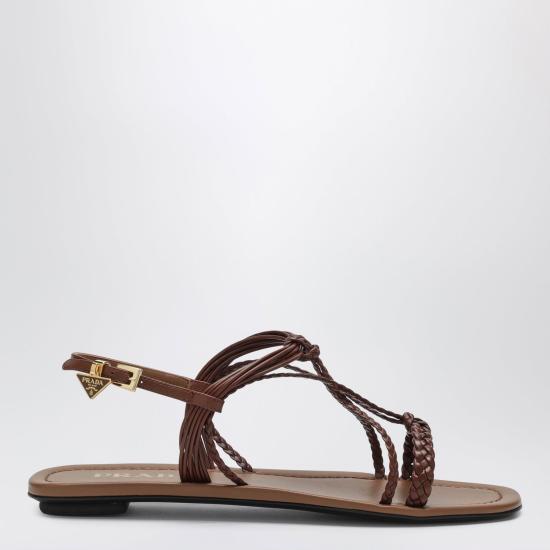 26FW 프라다 샌들 1X406O005011 F0054 BROWN