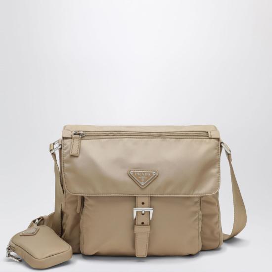 26FW 프라다 삼각로고 리나일론 버클 숄더백 1BD994B1MRV44 F0040 BEIGE