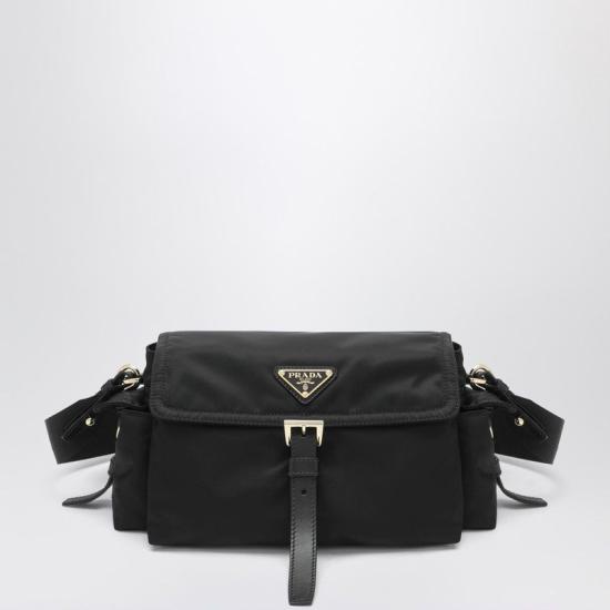 26FW 프라다 익스플로어 미디움 숄더백 1BD394NOORDLN F0002 BLACK