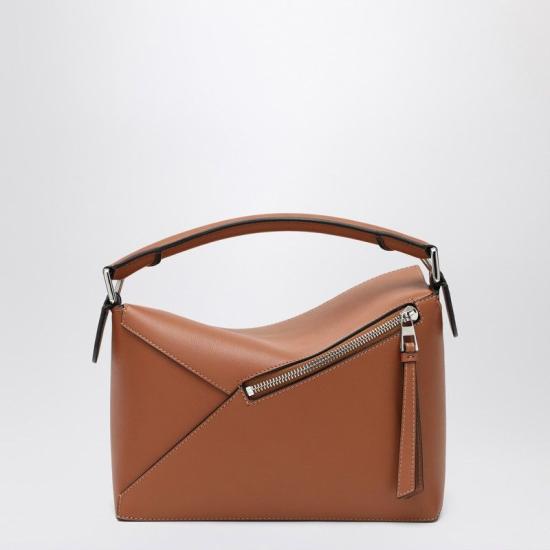 26FW 로에베 클래식 카프스킨 스몰 퍼즐 엣지백 A510P60XACLE 2530 BROWN - LOEWE
